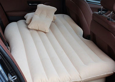 灰色色135 * 85 * 45CMの膨脹可能なカー ベッド ポリ塩化ビニールの折る空気ベッド材料 サプライヤー