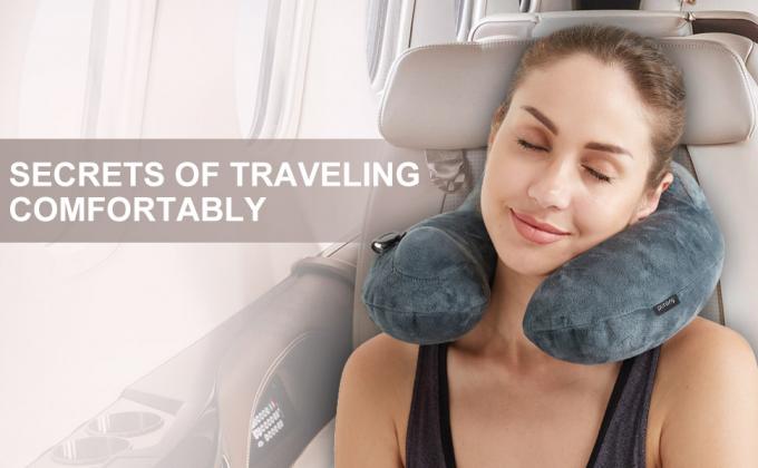 膨脹可能な膨脹可能な首の枕旅行枕