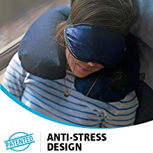 飛行機の睡眠の軽い眠る人の走行のための首サポートが付いている付属の涼しい現代空気枕